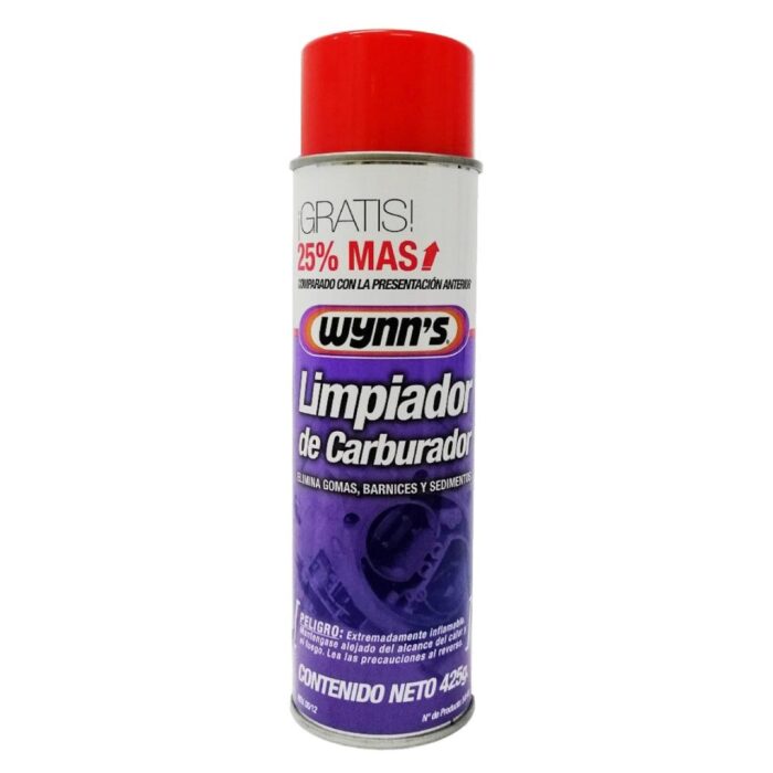 WYNNS LIMPIADOR DE CARBURADOR (SIN DESMONTAR)