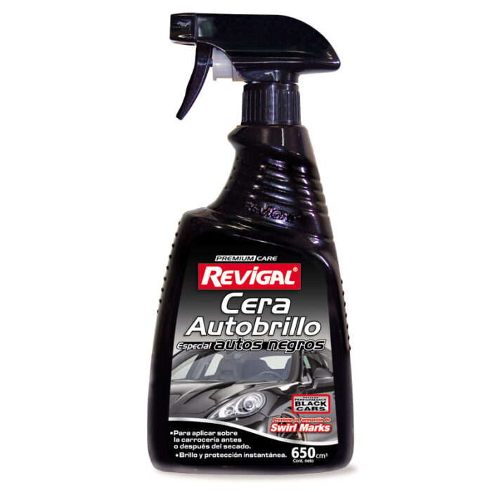 REVIGAL CERA AUTOBRILLO C/ATOMIZADOR AUTOS NEGROS