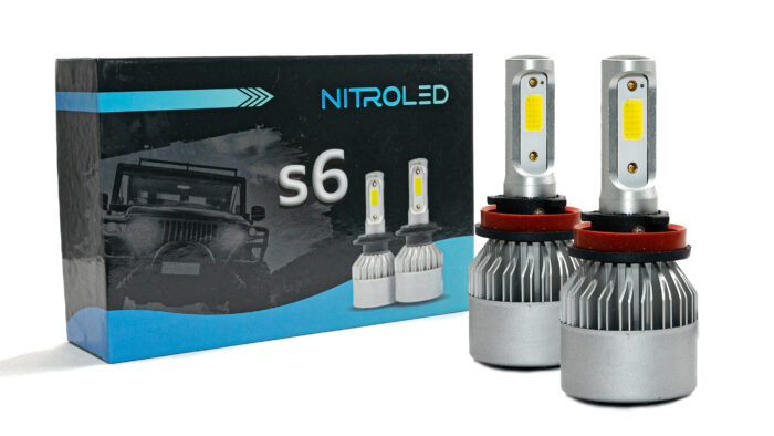 KIT CREE LED H11/H8/H16/H9 S6 12V 55W CHIP COB