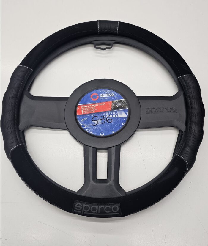 CUBRE VOLANTE SPARCO NEGRO 38CM