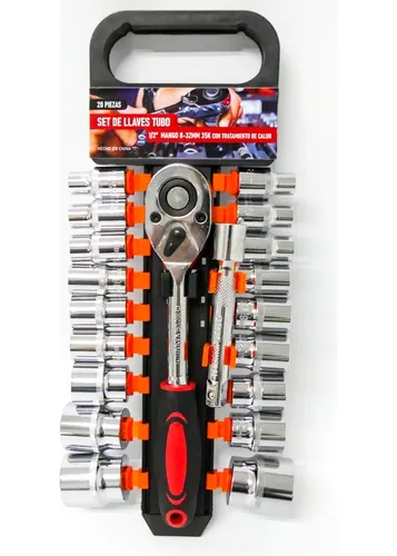SET DE LLAVES TUBO 20 PZAS