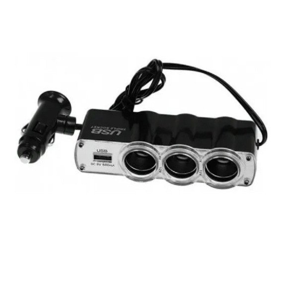 CONSOLA TRIPLE TOMA 12V + USB - Imagen 2